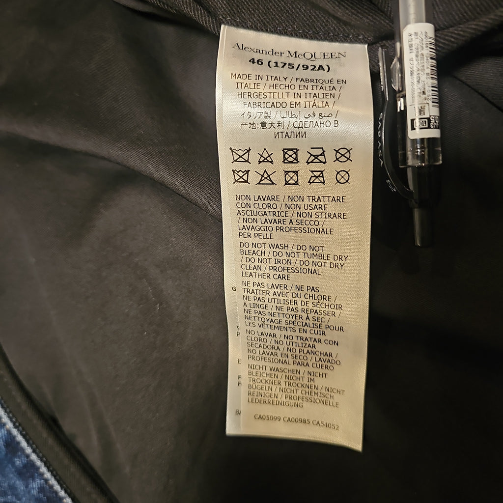ALEXANDER McQUEEN デニム × レザー セットアップ｜46 — image 6
