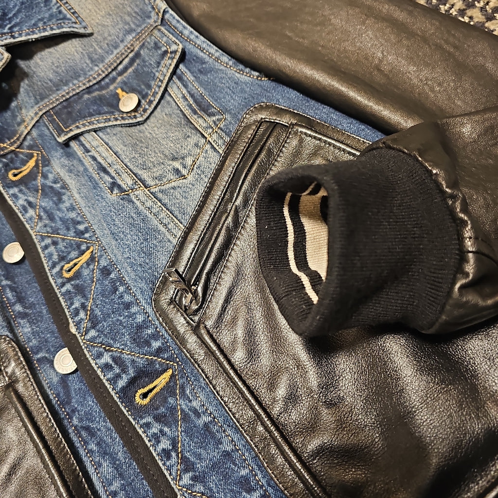ALEXANDER McQUEEN デニム × レザー セットアップ｜46 — image 5