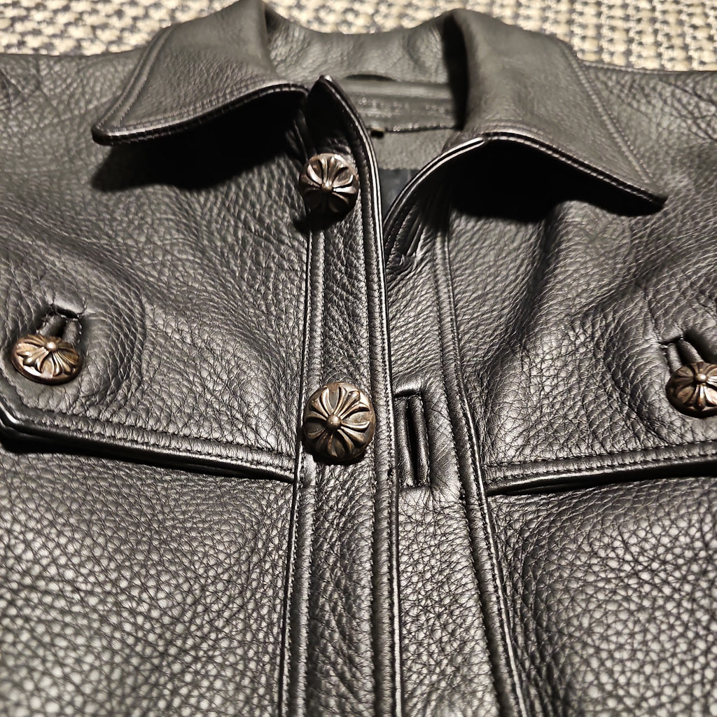 CHROME HEARTS CLASSIC JEAN レザージャケット｜S — image 2