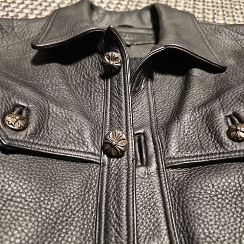 CHROME HEARTS CLASSIC JEAN レザージャケット｜S — image 2
