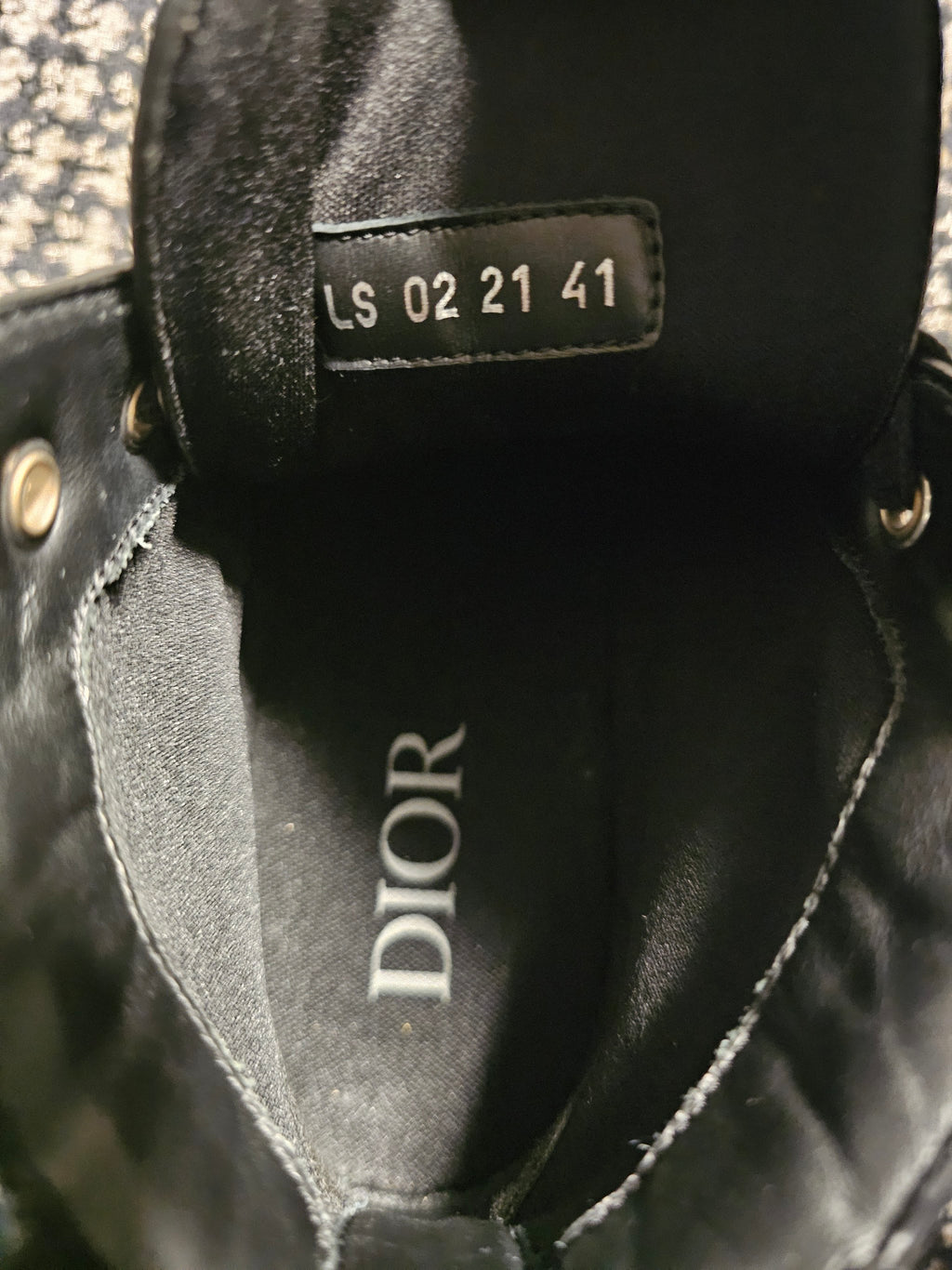 DIOR Oblique ハイカットスニーカー｜41 — image 4