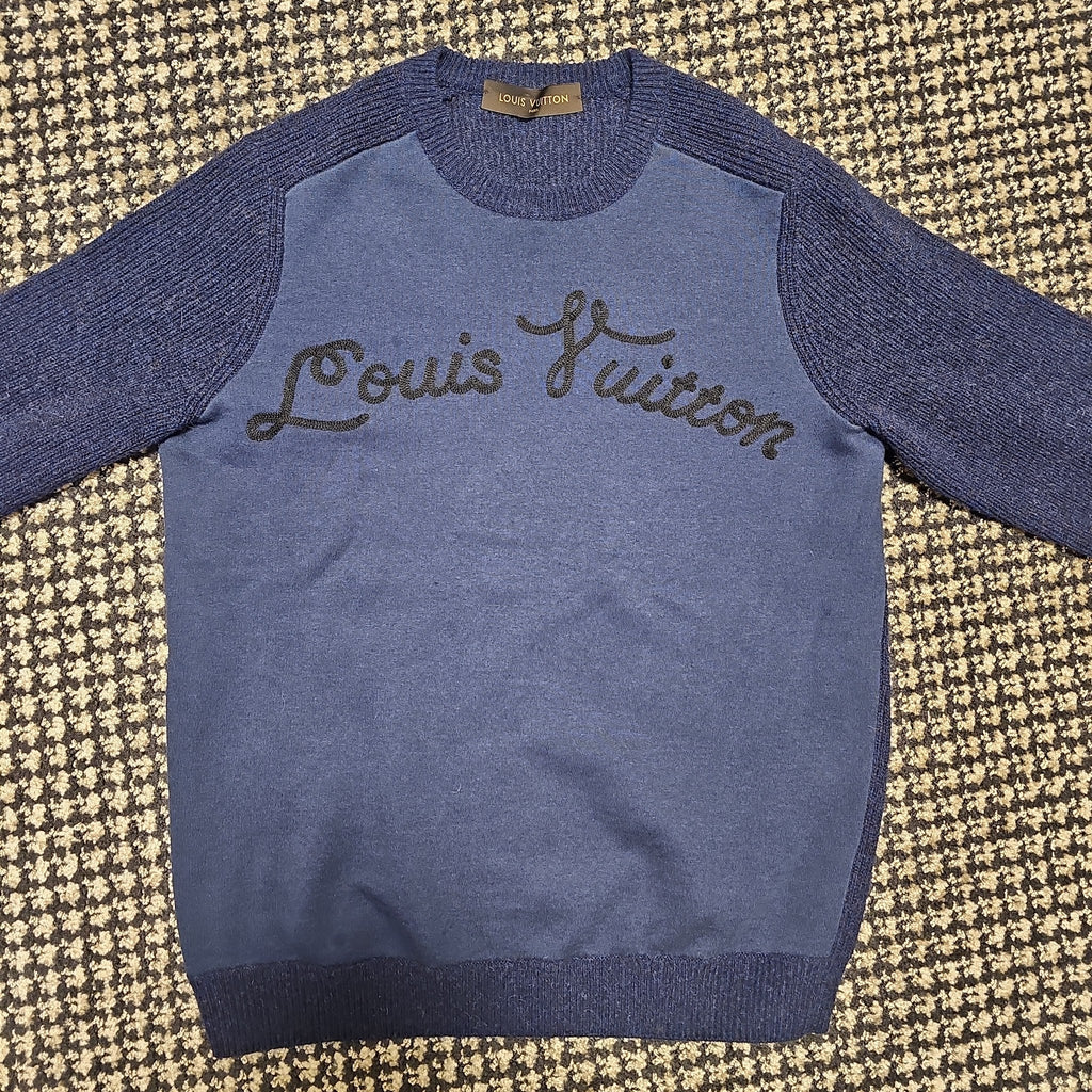 LOUIS VUITTON キャメルニット クルーネック｜M — image 1