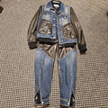 ALEXANDER McQUEEN デニム × レザー セットアップ｜46 — image 1
