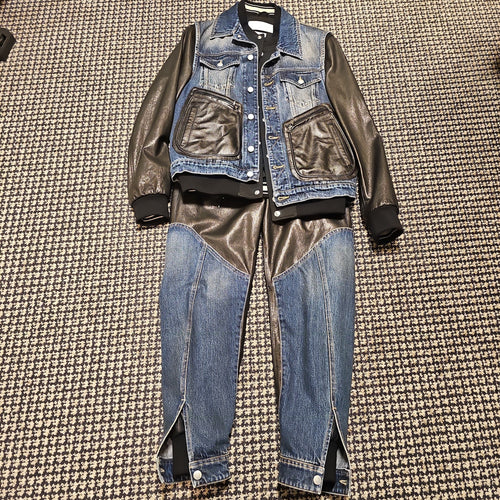 ALEXANDER McQUEEN デニム × レザー セットアップ｜46 — image 1