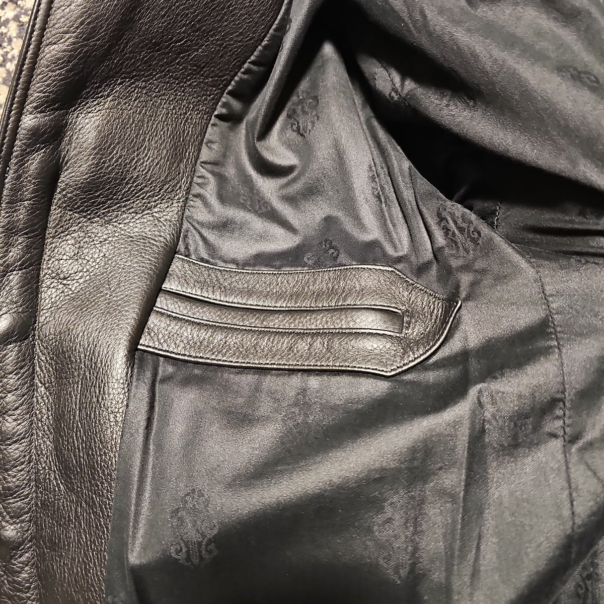 CHROME HEARTS CLASSIC JEAN レザージャケット｜S — image 7