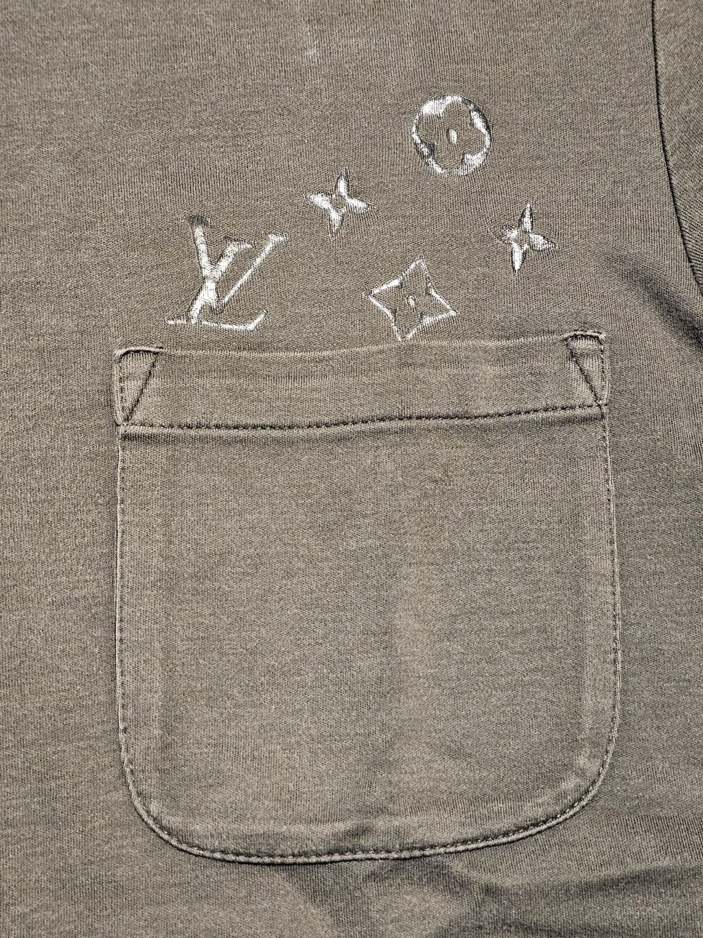 LOUIS VUITTON ダミエポケット Tシャツ｜S — image 4