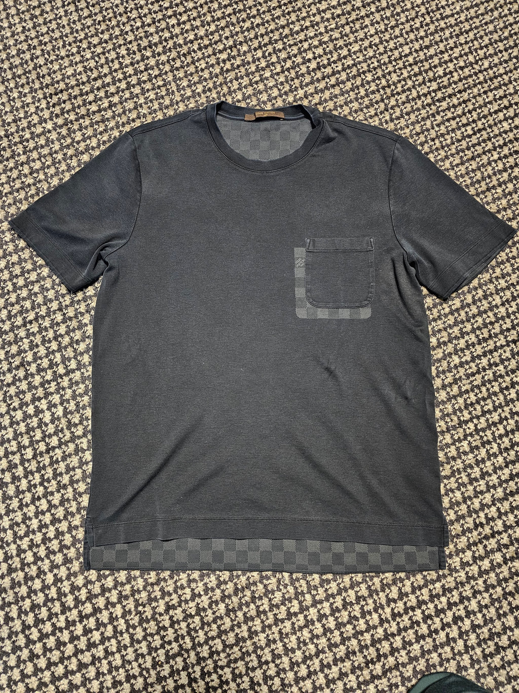 LOUIS VUITTON ダミエポケット Tシャツ｜M — image 1