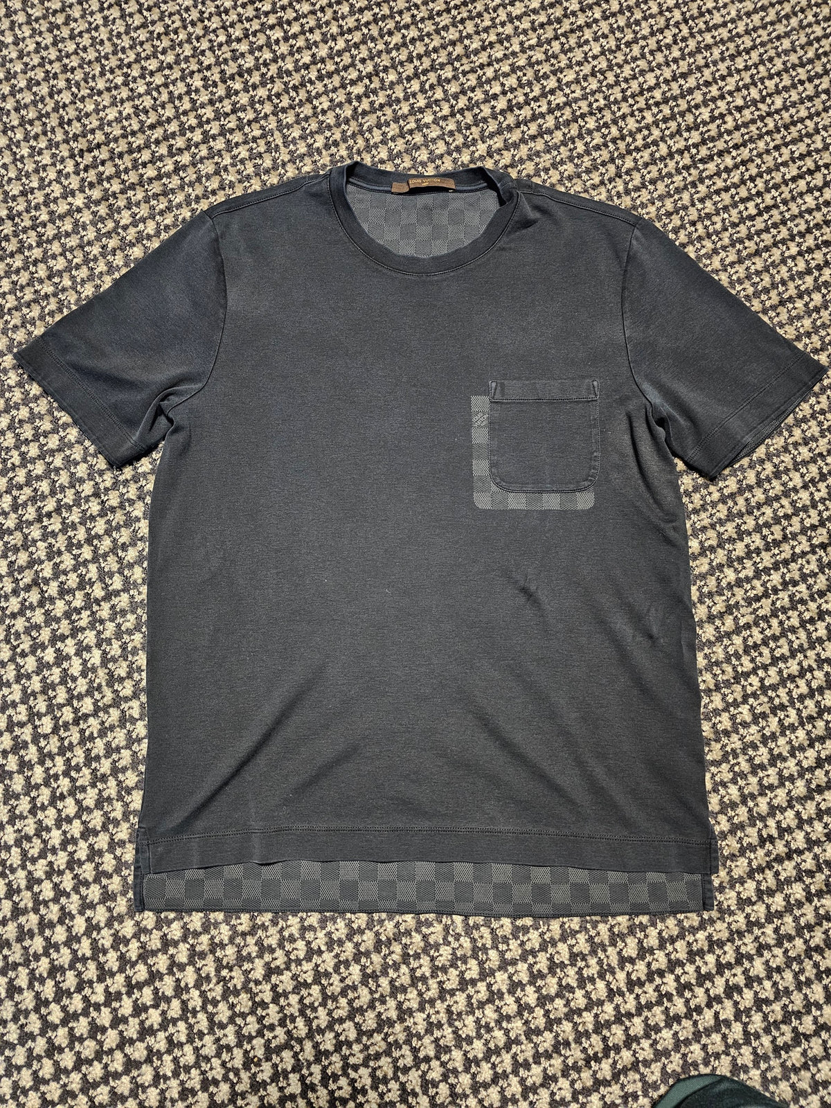 LOUIS VUITTON ダミエポケット Tシャツ｜M — image 1