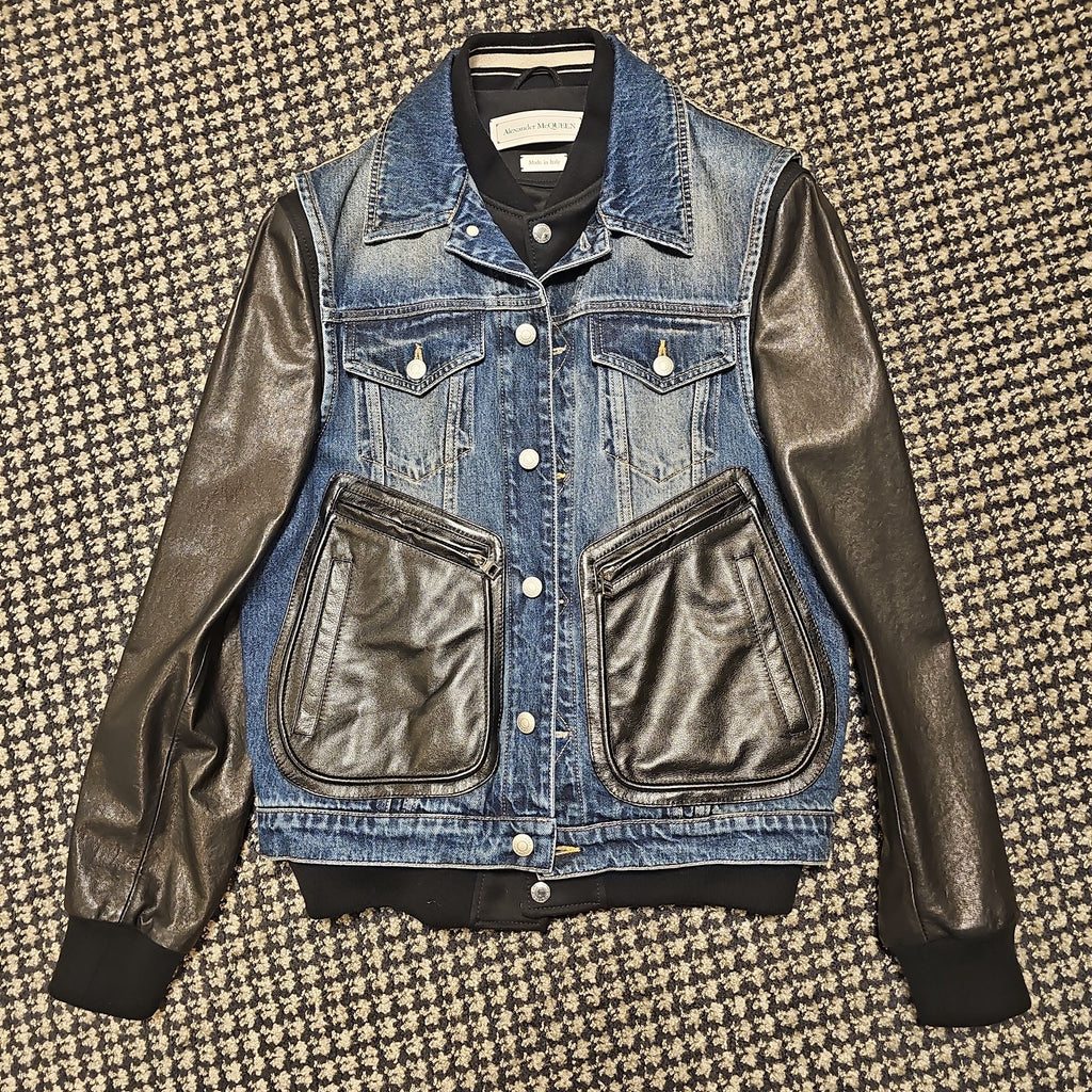 ALEXANDER McQUEEN デニム × レザー セットアップ｜46 — image 2