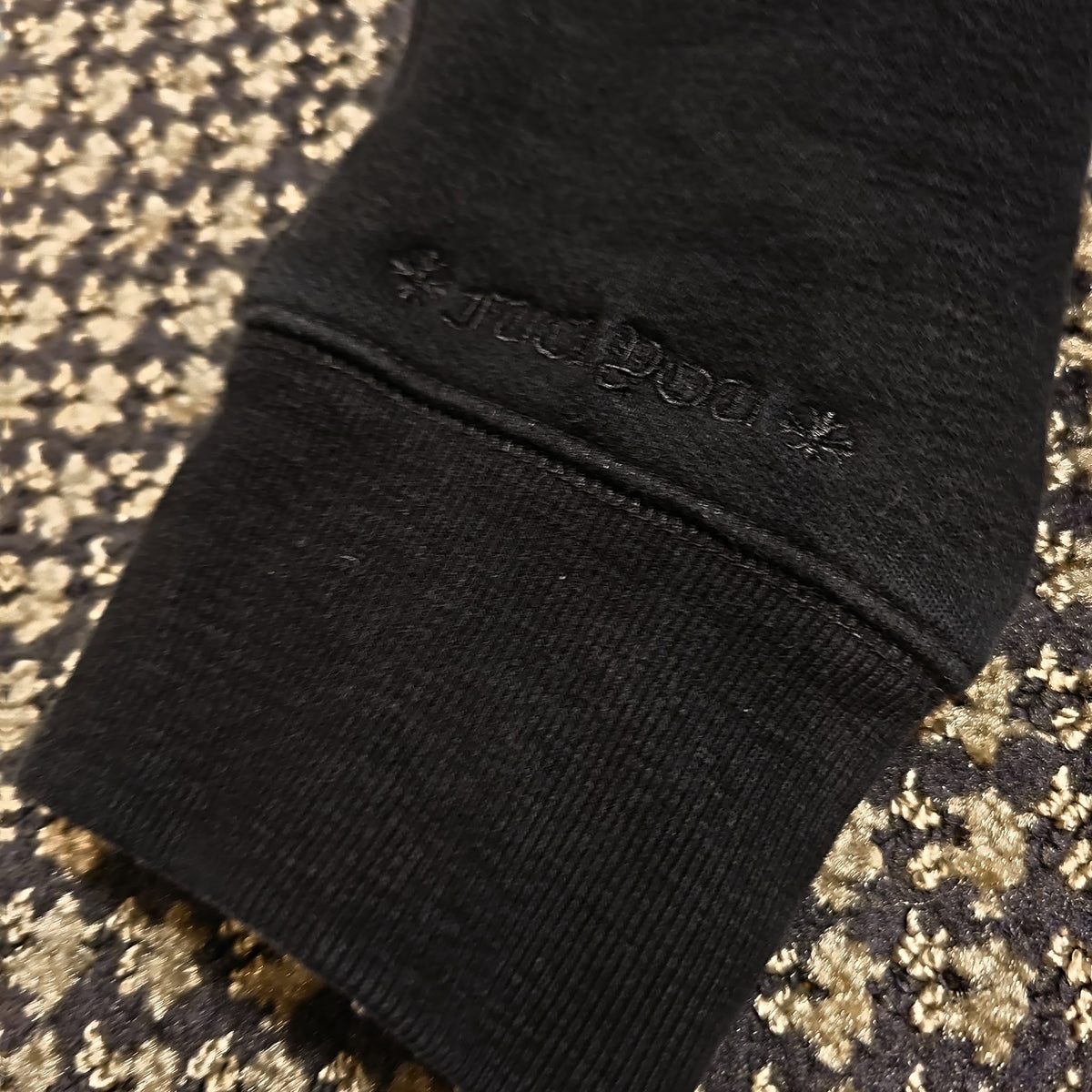 CHROME HEARTS Y NOT レザーパッチ ジップパーカー｜L — image 9